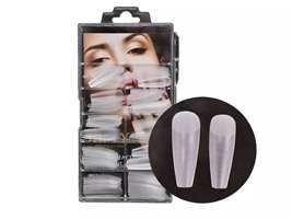 UÑAS POSTIZAS MELY CUBIERTA TOTAL FORMA COFFIN X96 NAILS