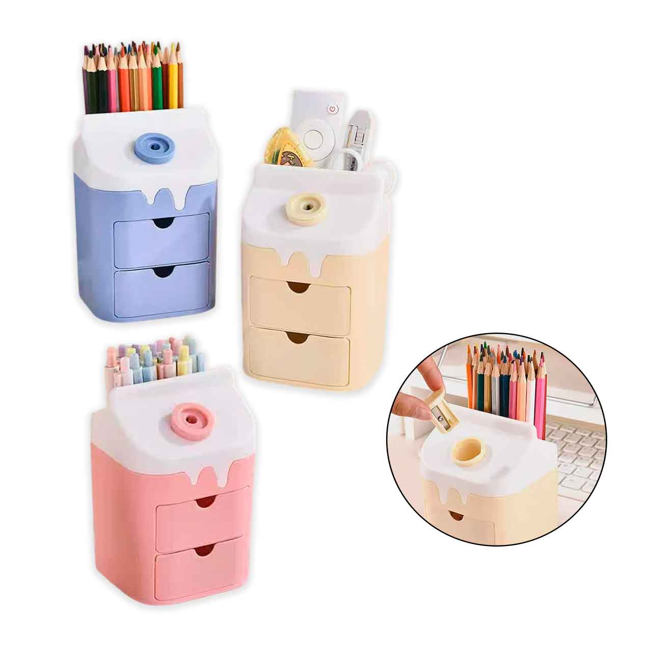 UT508027 ORGANIZADOR DE ESCRITORIO CON SACAPUNTAS - Image 1