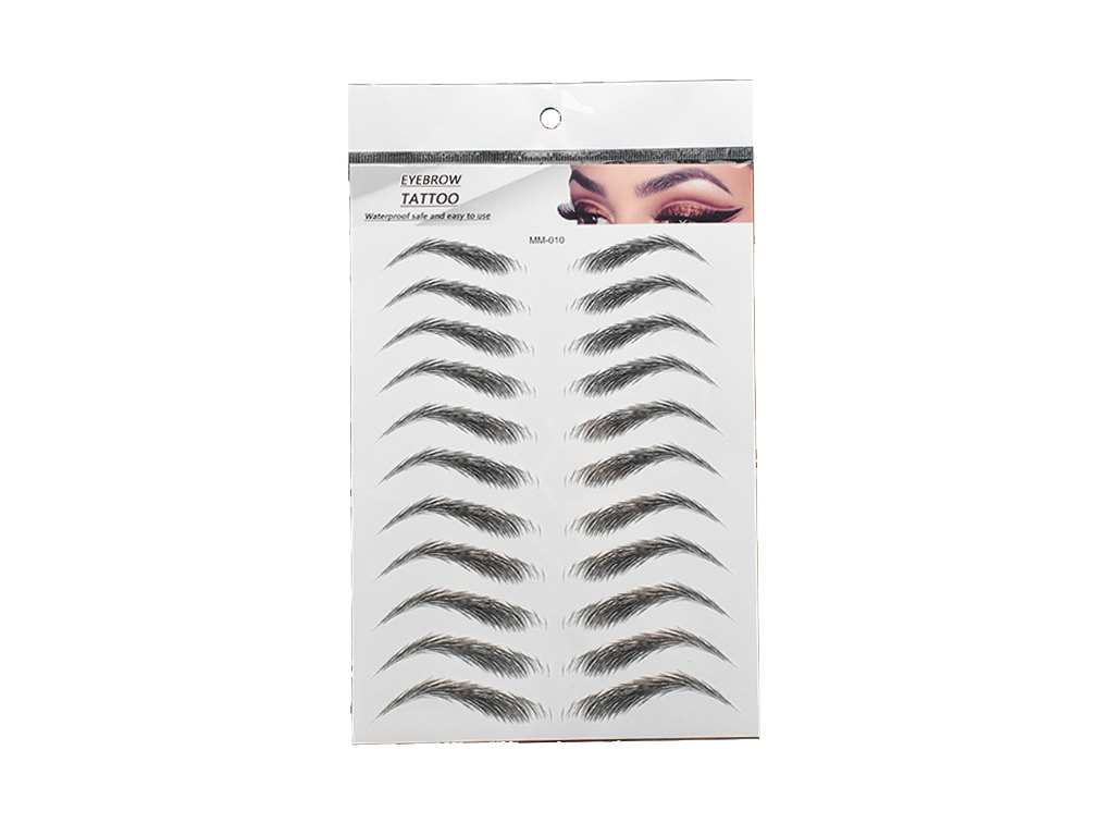 PLANCHA DE TATUAJES P/CEJAS X 11 PARES