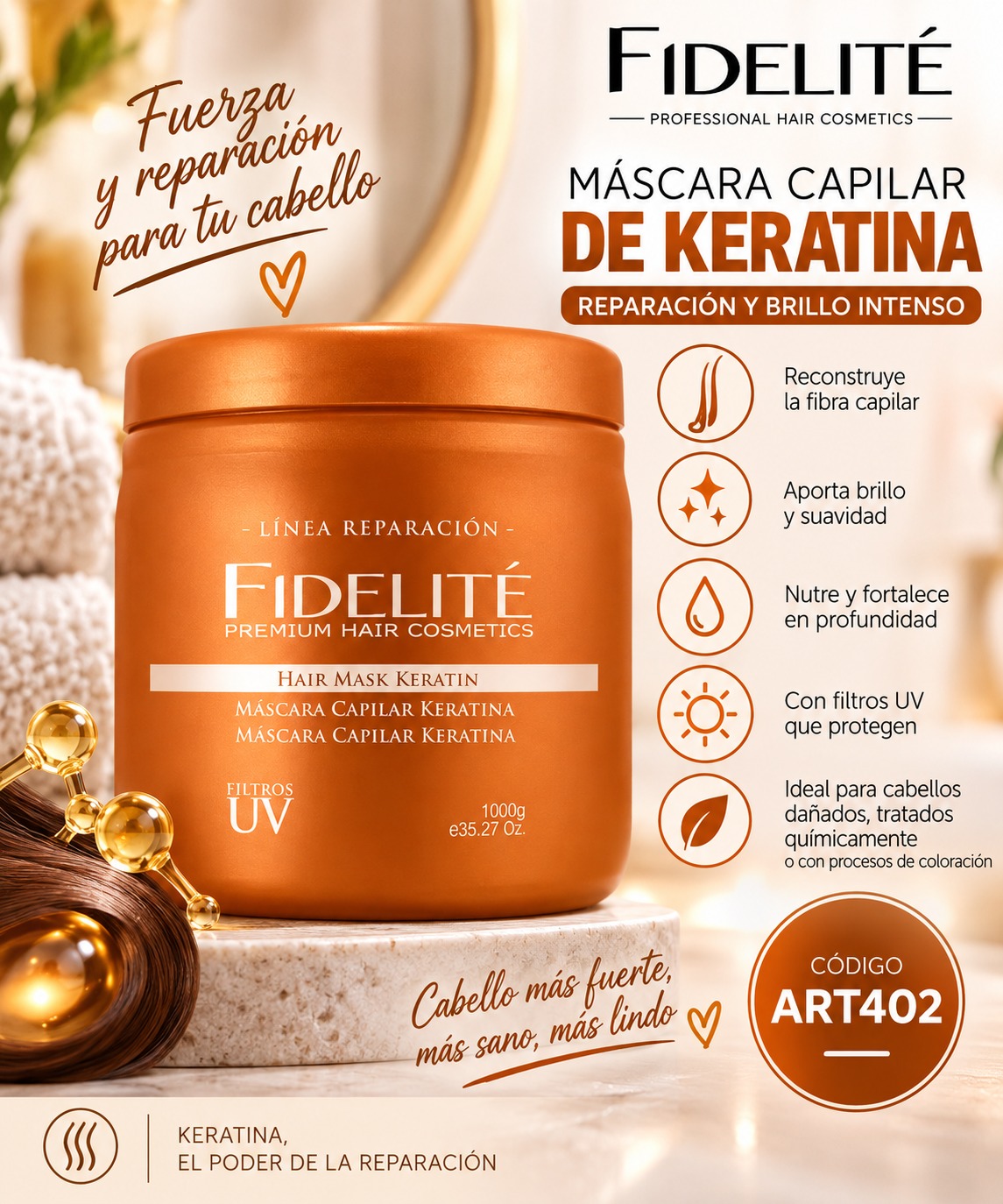WhatsApp Image 2026-09-18 at 11.16.56 MÁSCARA HIDRATANTE KERATINA 1000G FIDELITÉ - Image 1