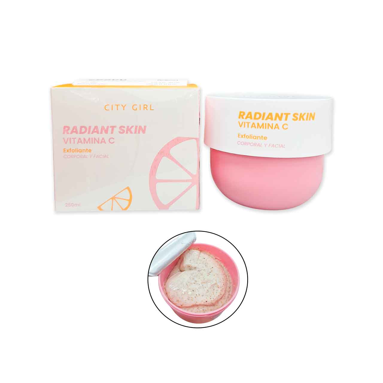 CG-EXF-901002 EXFOLIANTE CORPORAL VITAMINA C CITY GIRL - Image 1
