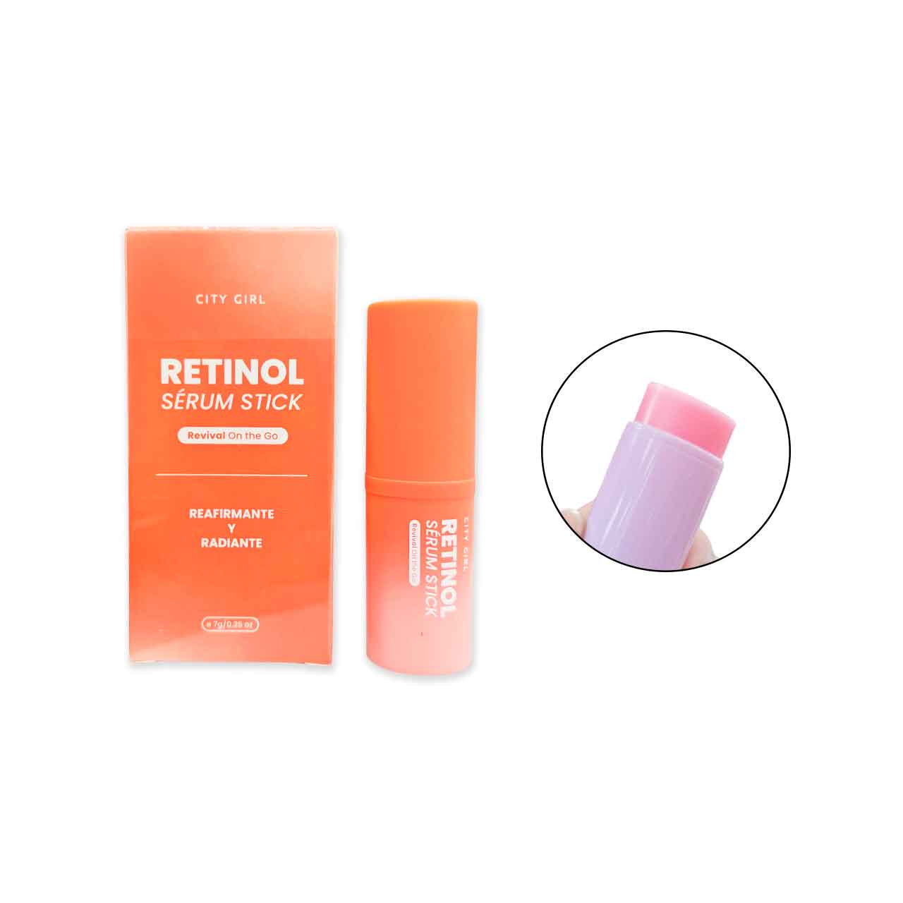 CG-SRM-502076-3 SERUM FACIAL STICK RETINOL 7G CITY GIRL - Image 1