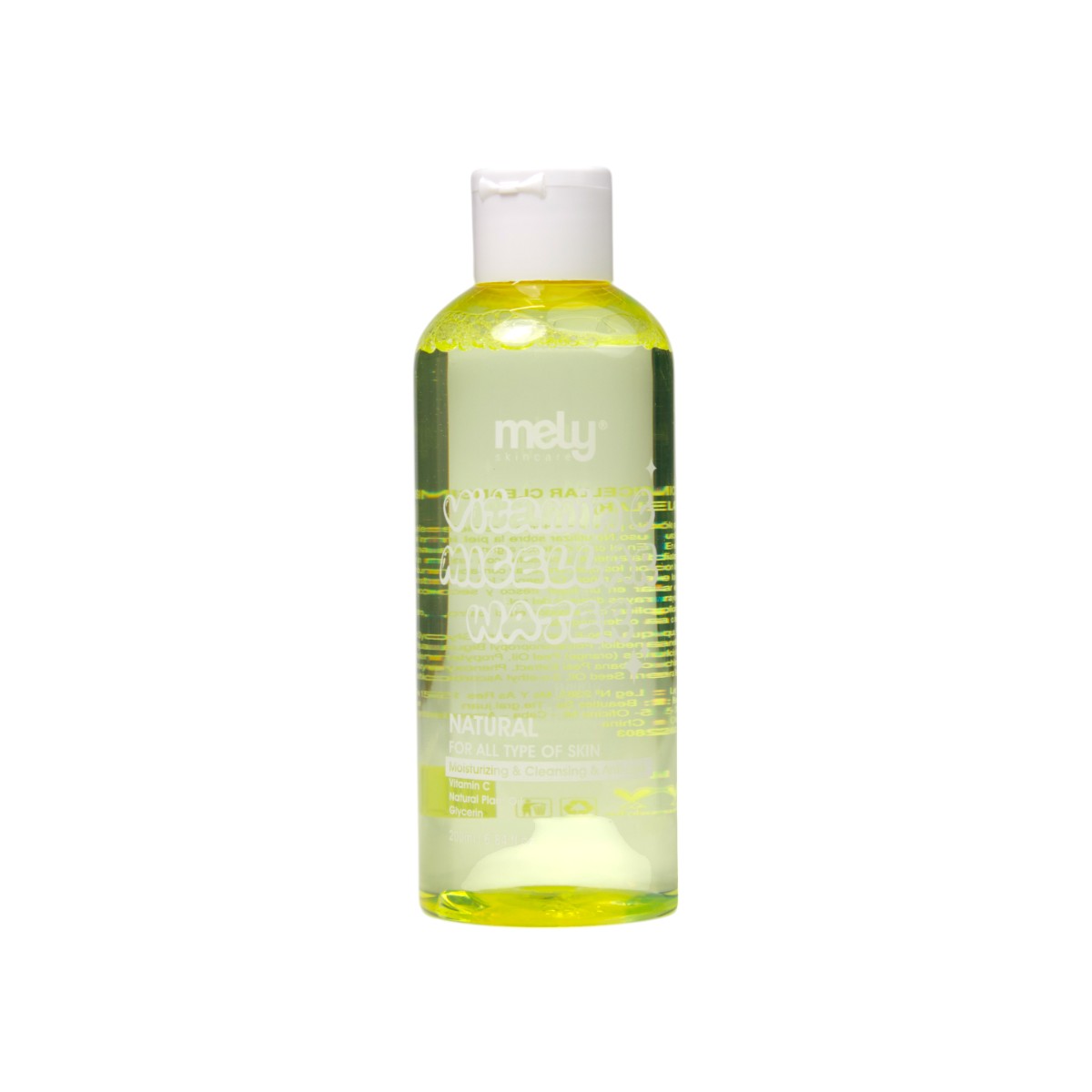 MY891011 - PORTADA AGUA MICELAR CON VITAMINA C 200ML MELY - Image 1