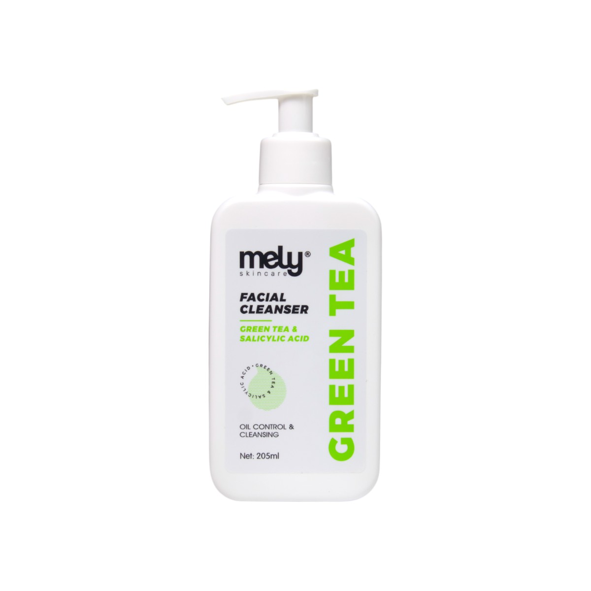 MY893012 - PORTADA LIMPIADOR FACIAL CON TÉ VERDE Y ÁCIDO SALICÍLICO 205ML MELY - Image 1