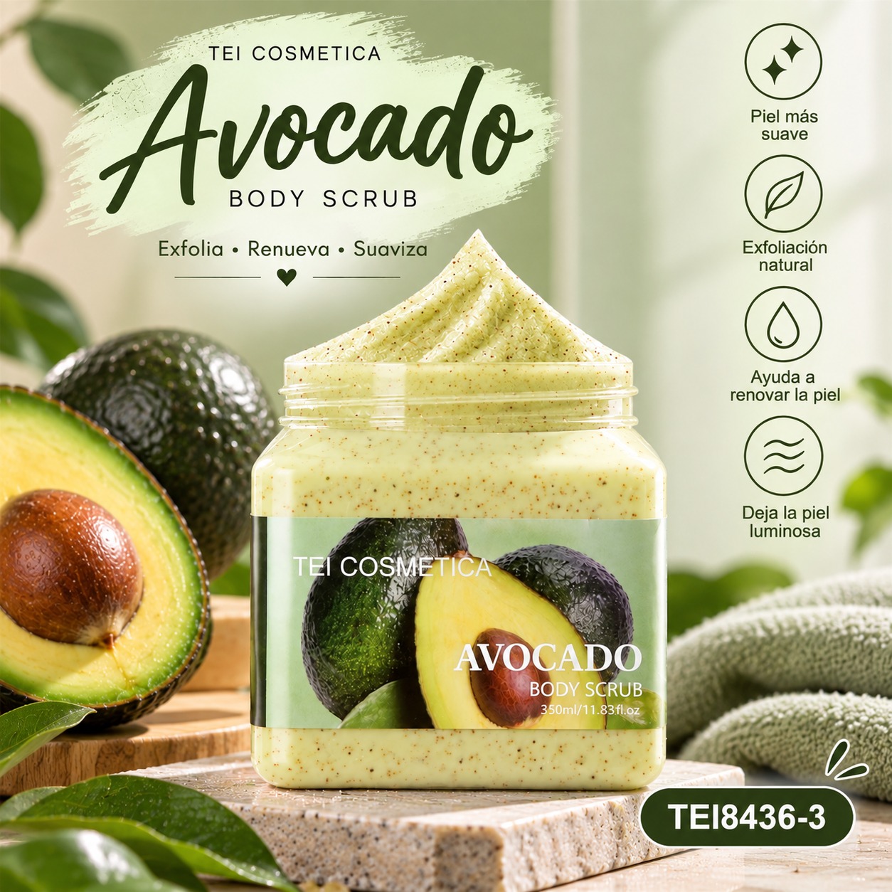 WhatsApp Image 2026-09-10 at 9.37.55 AM EXFOLIANTE CORPORAL AVOCADO TEI - Image 1