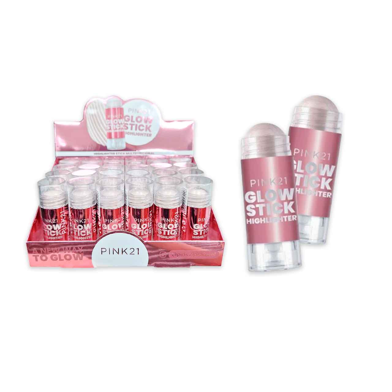 cs5523 ILUMINADOR GLOW STICK PINK 21 - Image 1