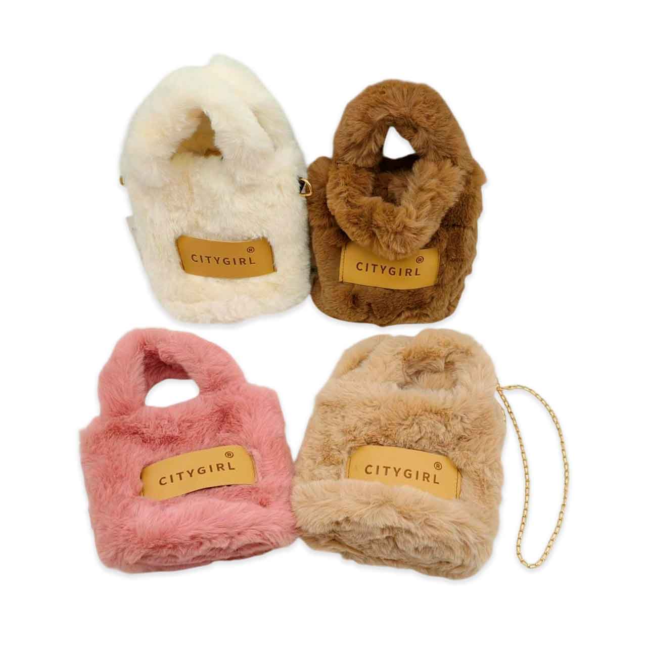 11844-1 CARTERA CON PELUCHE CITY GIRL - Image 1