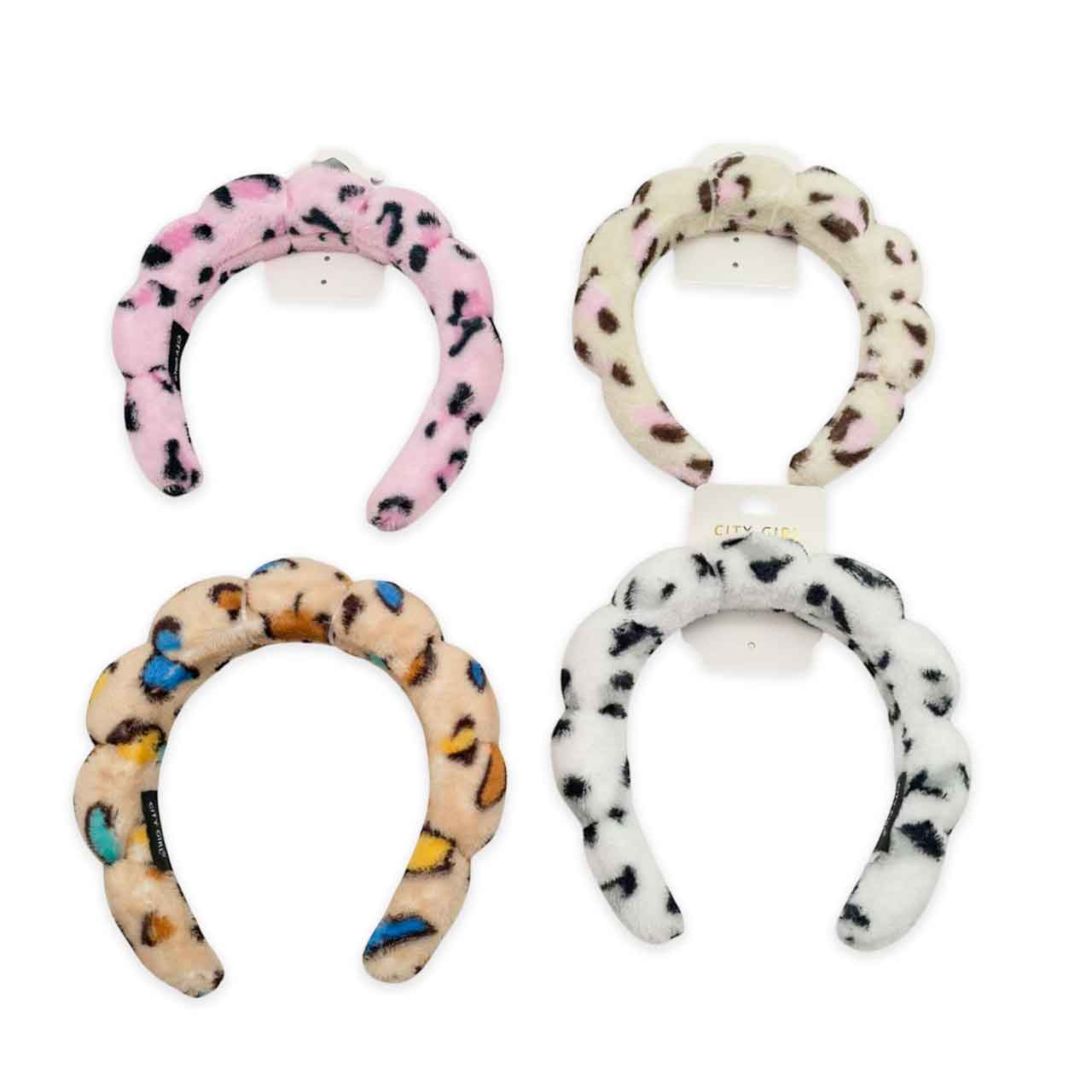 37461-13 VINCHA PARA SKINCARE ANIMAL PRINT COLORES - Image 1