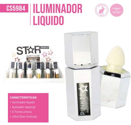 ILUMINADOR LIQUIDO STAR PINK 21