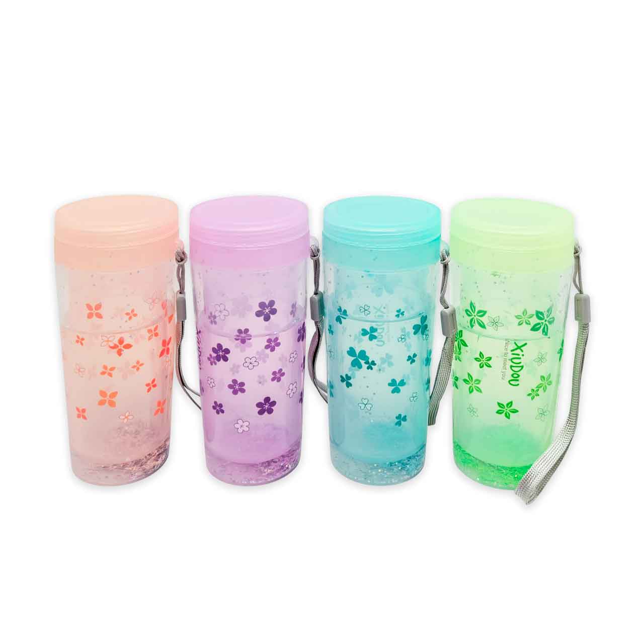 19396001 VASO CON LIQUIDO Y GLITTER 300ML - Image 1