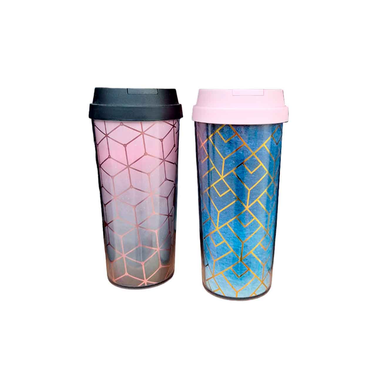 CB-04-60 VASO DE ACRILICO ESTAMPADO CON TAPA - Image 1