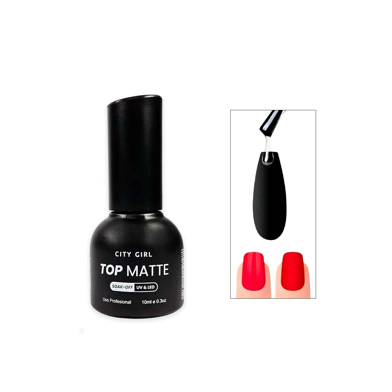 GJ-3018 TOP COAT MATTE CITY GIRL - Image 1