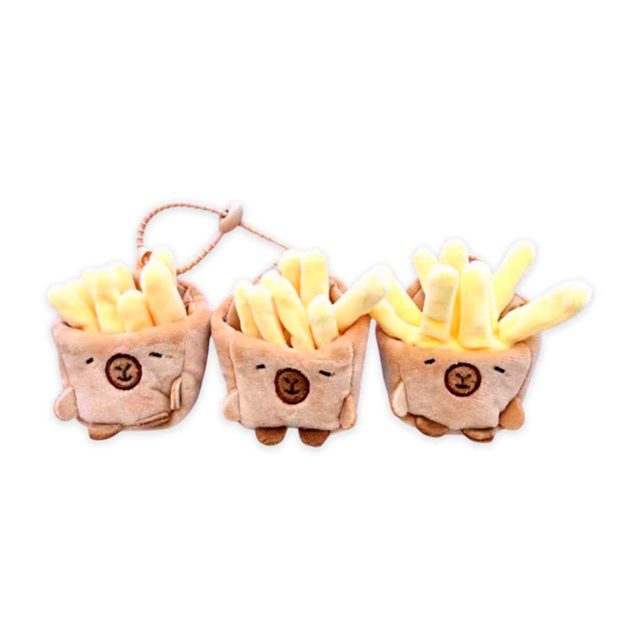 KB24121 LLAVERO CHARM PAPAS FRITAS CAPYBARA - Image 1