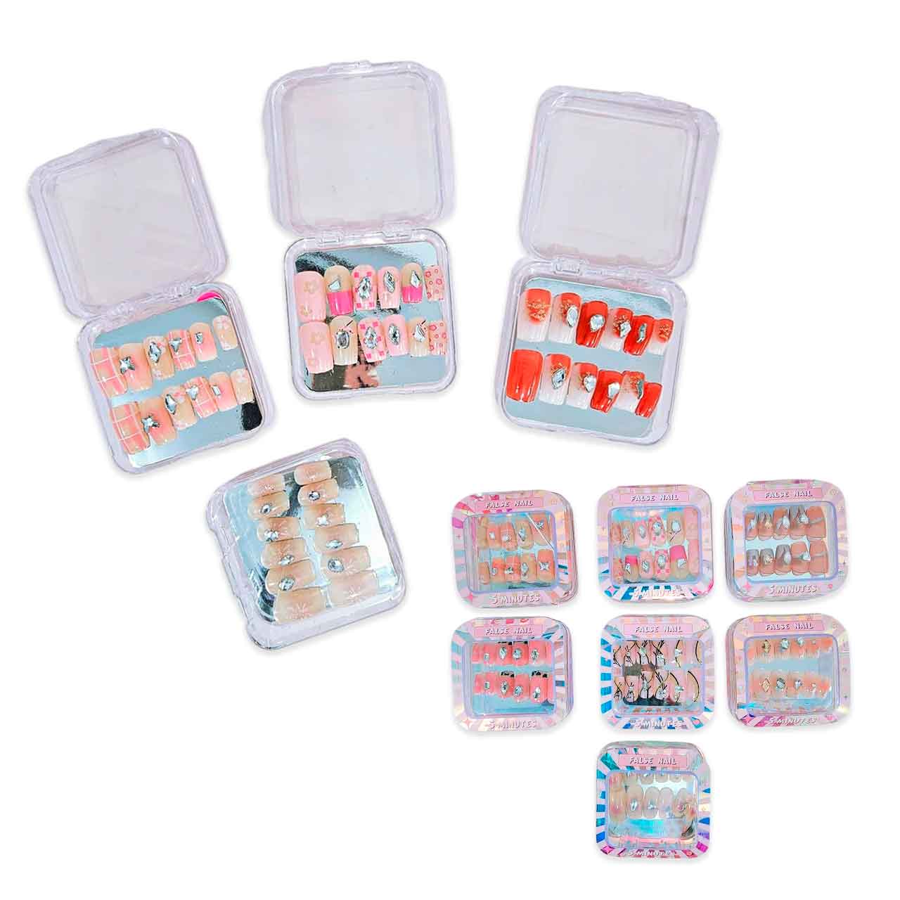 UT517047 UÑAS POSTIZAS DECORADAS EN CAJA 12PCS - Image 1