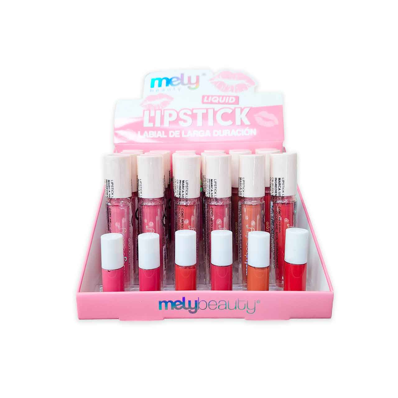 MY805011 LABIAL LÍQUIDO TAPA BLANCA MELY - Image 1