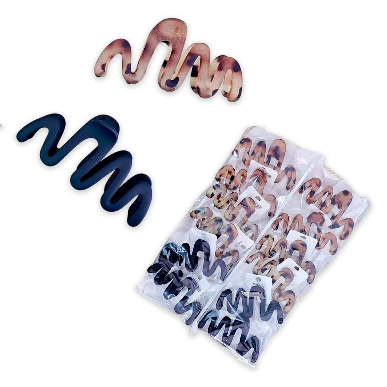 UT522034 BROCHE ONDULADO ANIMAL PRINT/NEGRO - Image 1