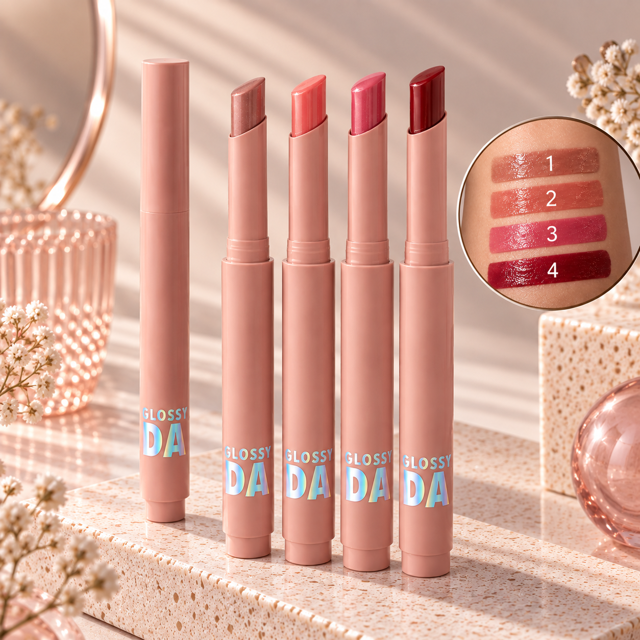 ChatGPT Image 7 sept 2026, 05_05_03 p.m. LABIAL STICK GLOSSY EN BARRA DAPOP - Image 1