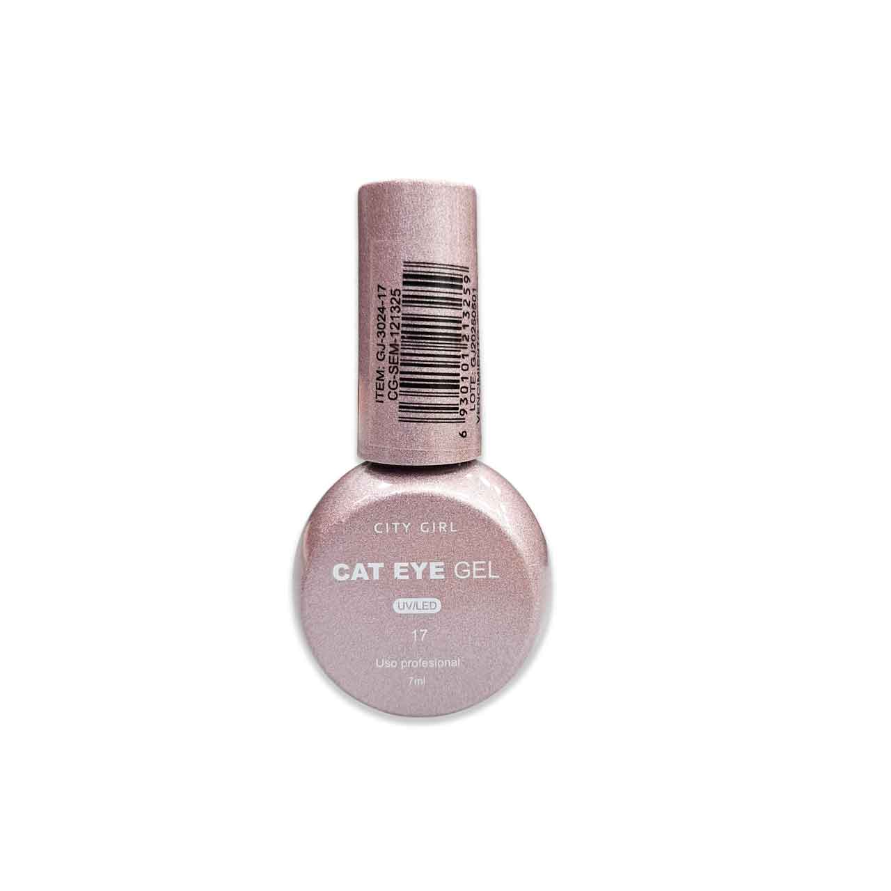 GJ-3024-17 ESMALTE OJO DE GATO #17 CITY GIRL 7ML - Image 1