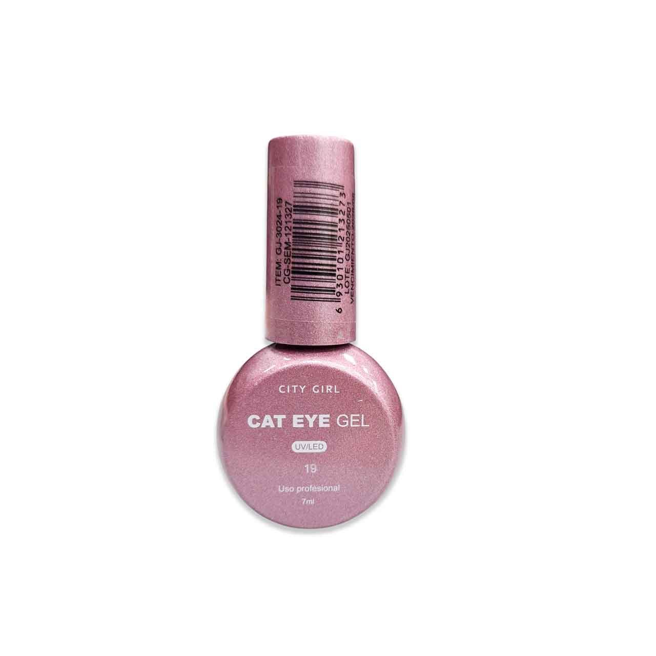 GJ-3024-19 ESMALTE OJO DE GATO #19 CITY GIRL 7ML - Image 1