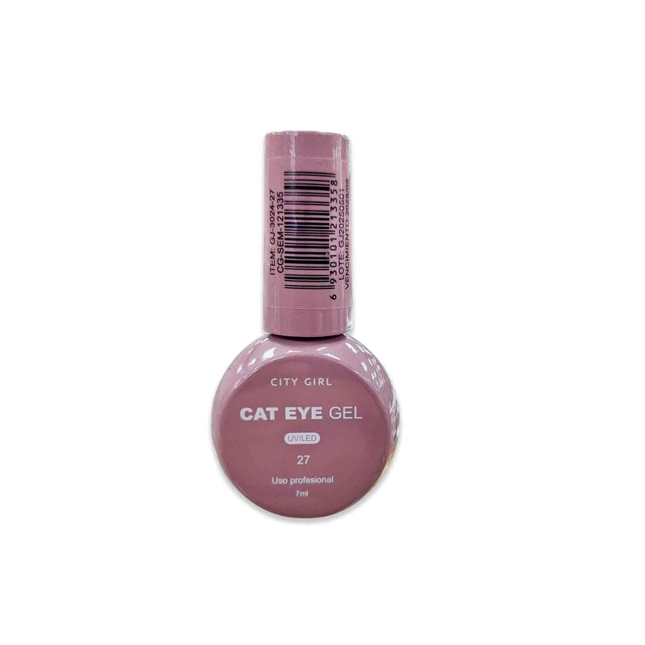 GJ-3024-27 ESMALTE OJO DE GATO #27 CITY GIRL 7ML - Image 1