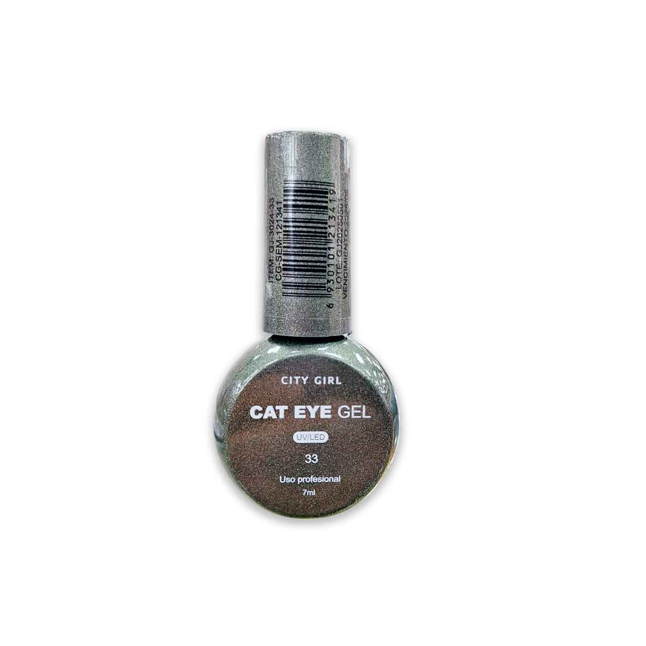 GJ-3024-33 ESMALTE OJO DE GATO #33 CITY GIRL 7ML - Image 1