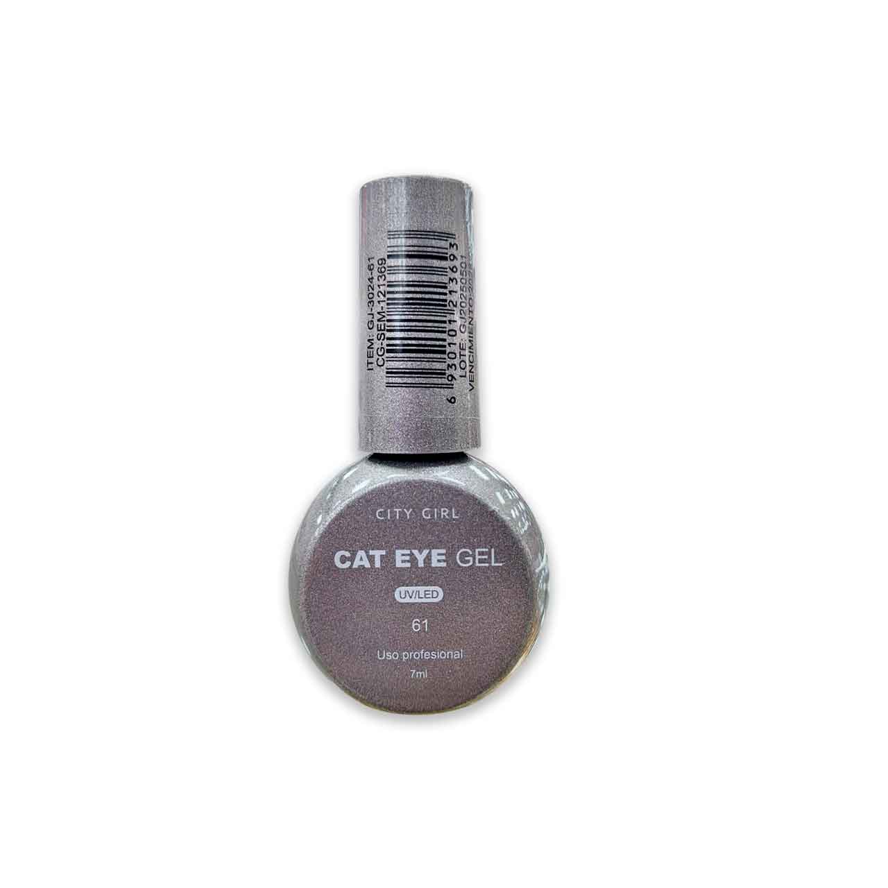GJ-3024-61 ESMALTE OJO DE GATO #61 CITY GIRL 7ML - Image 1