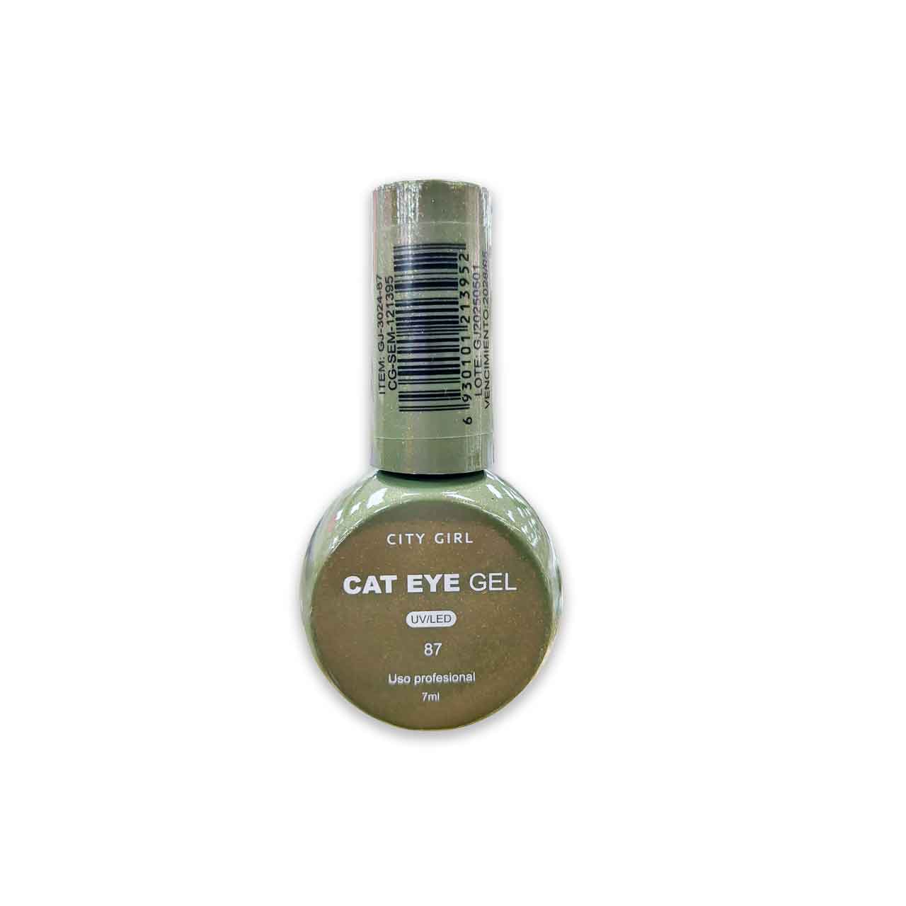 GJ-3024-87 ESMALTE OJO DE GATO #87 CITY GIRL 7ML - Image 1