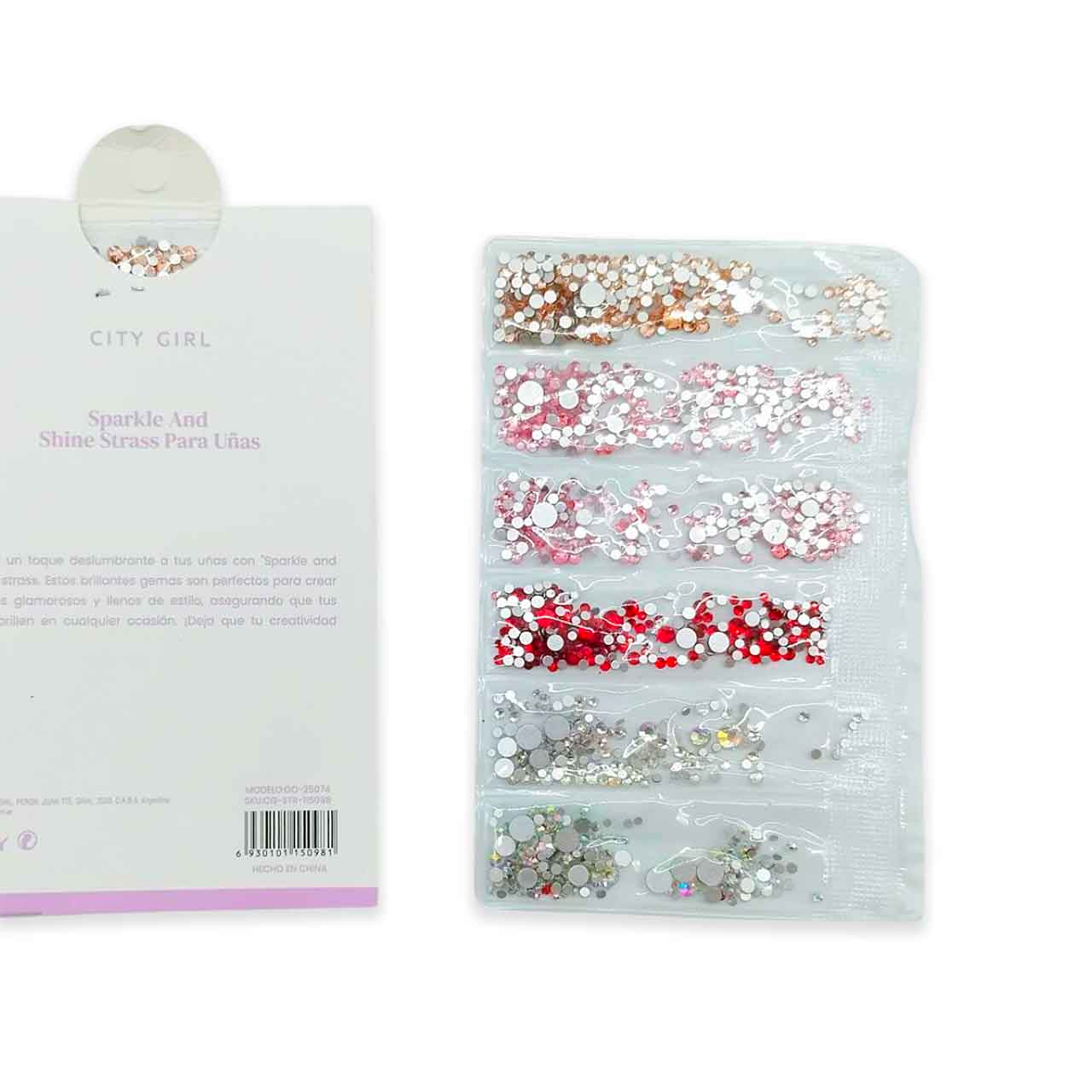 GO-25074 DECORACIÓN STRASS PARA UÑAS METALIZADO - Image 1