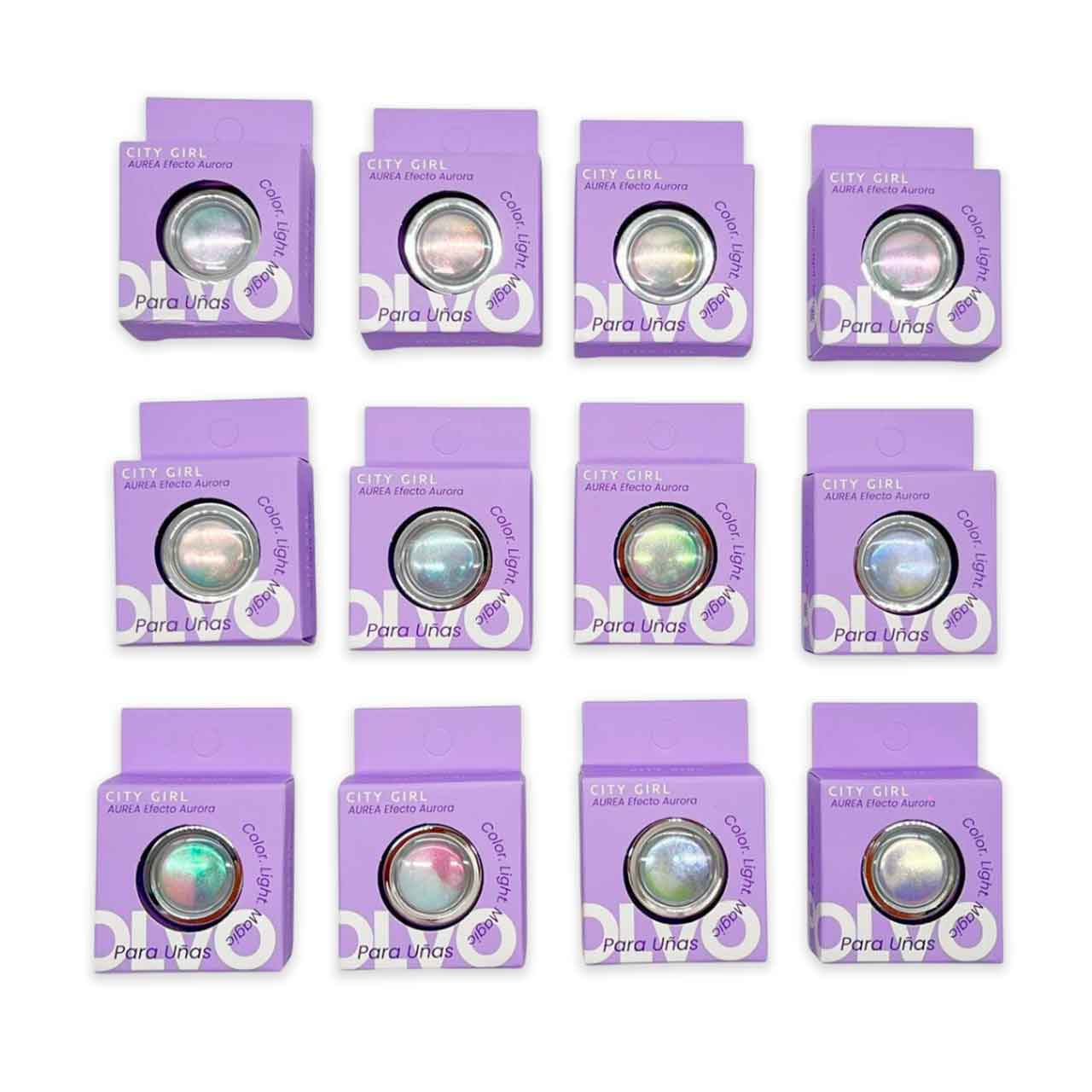 GO-25112- POLVO AURORA PARA UÑAS CITY GIRL - Image 1