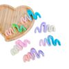 BROCHE ONDULADO TORNASOLADO