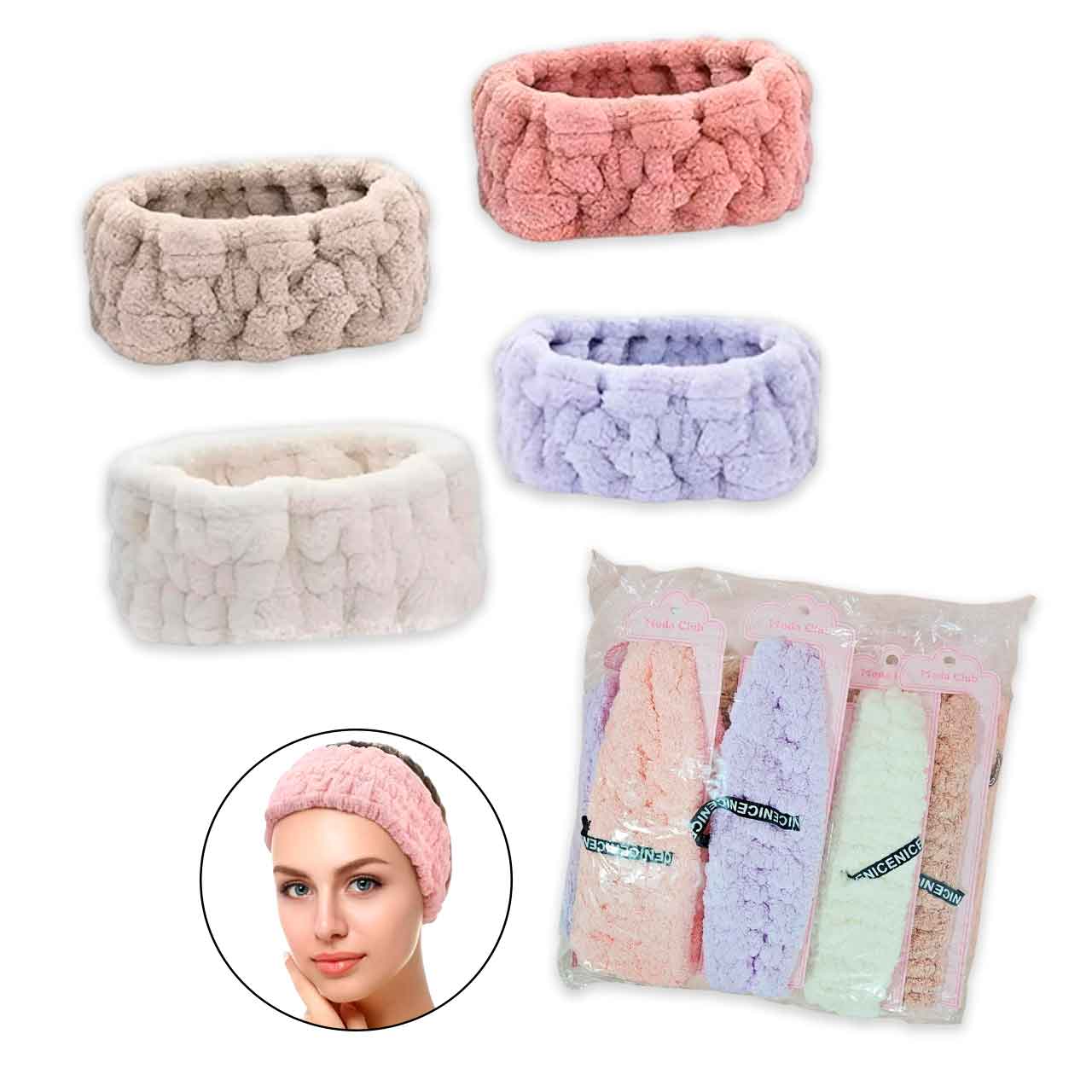 UT522052 VINCHA ANCHA PARA SKINCARE COLOR LISO - Image 1