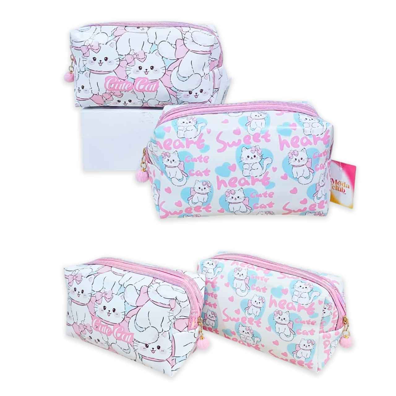 UT527007 CARTUCHERA CON GATITOS 18x7x10CM - Image 1