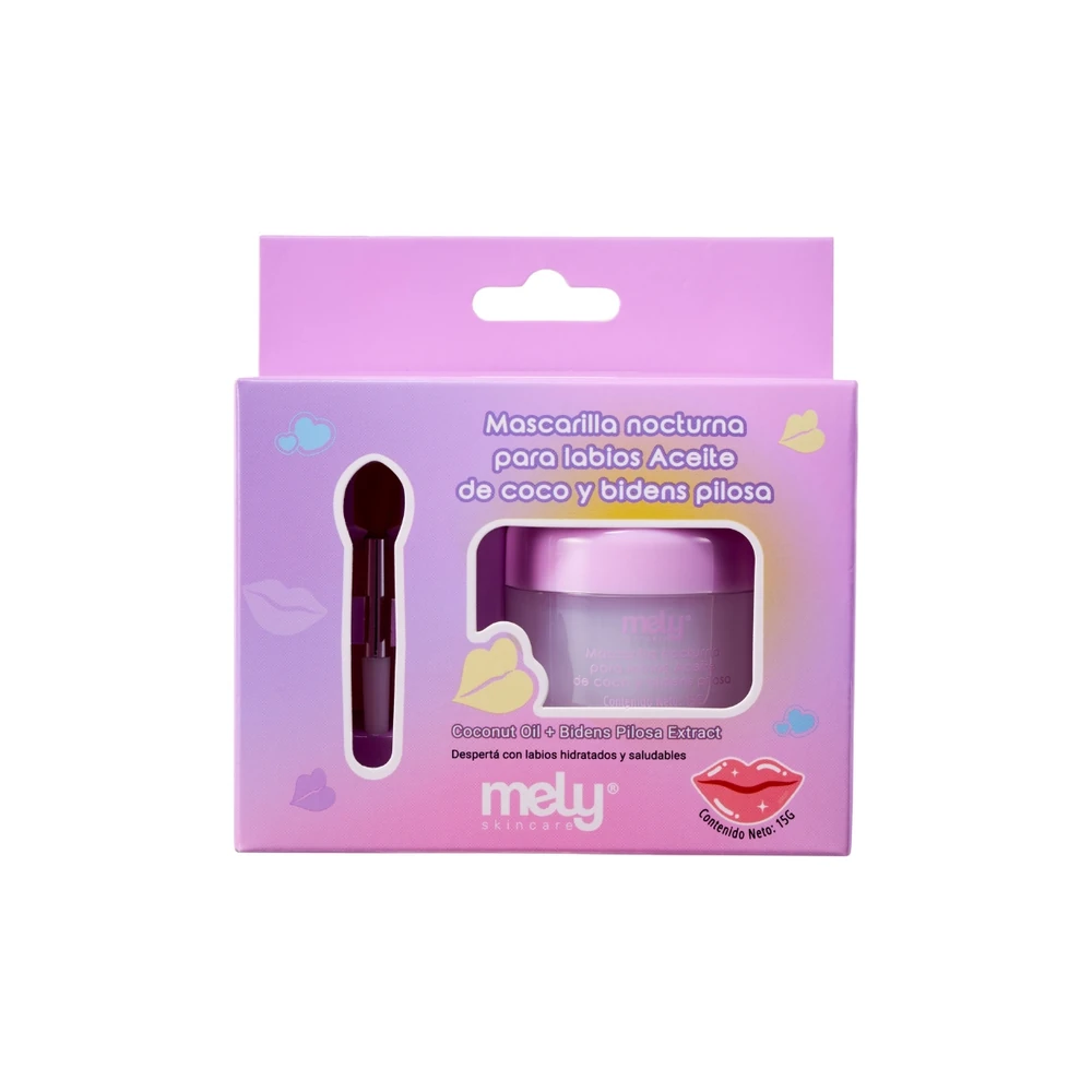 1761766667185-my889054-2 MASCARILLA DE LABIOS NOCTURNA ACEITE DE COCO MELY - Image 1