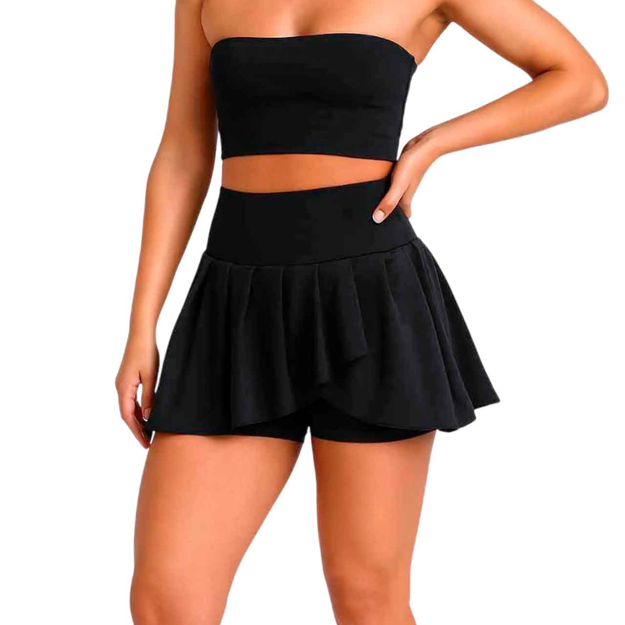 POL32018 POLLERA DEPORTIVA DUNA NEGRA - Image 1