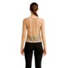 REMERA M/LARGA TRASLÚCIDA BEIGE CON LÍNEAS BLANCAS - Image 2
