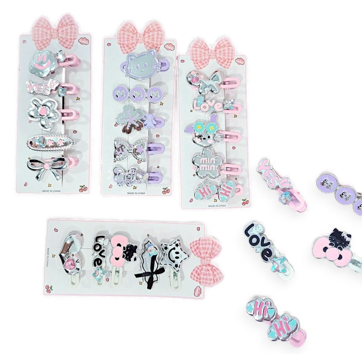 UT530133 PACK X5 HEBILLAS INFANTILES CON DIJES - Image 1