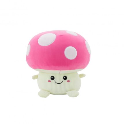 PELUCHE DE HONGO ROSA 30CM APROX