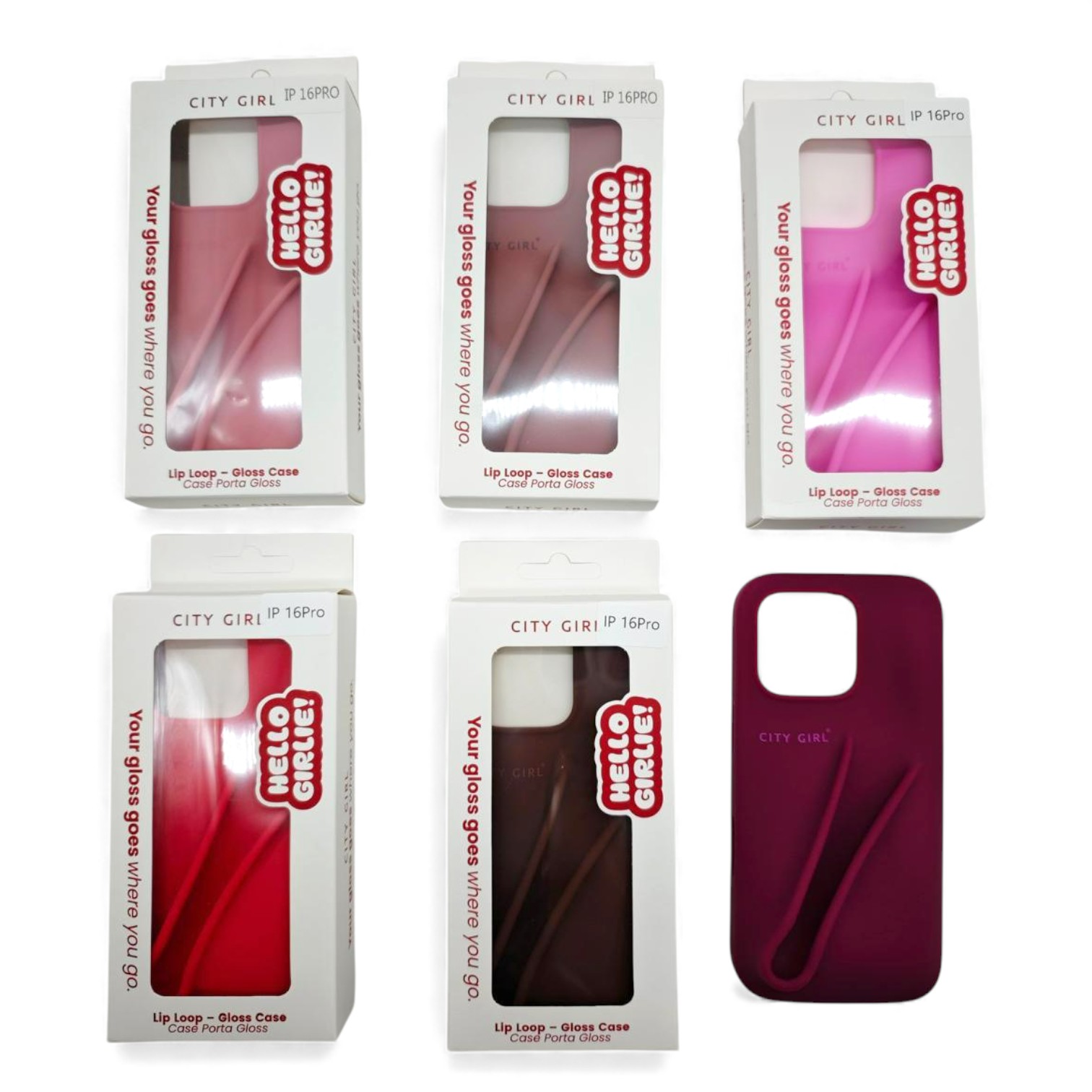 PZ17508-28 FUNDA CON PORTA GLOSS IPHONE 16 PRO - Image 1