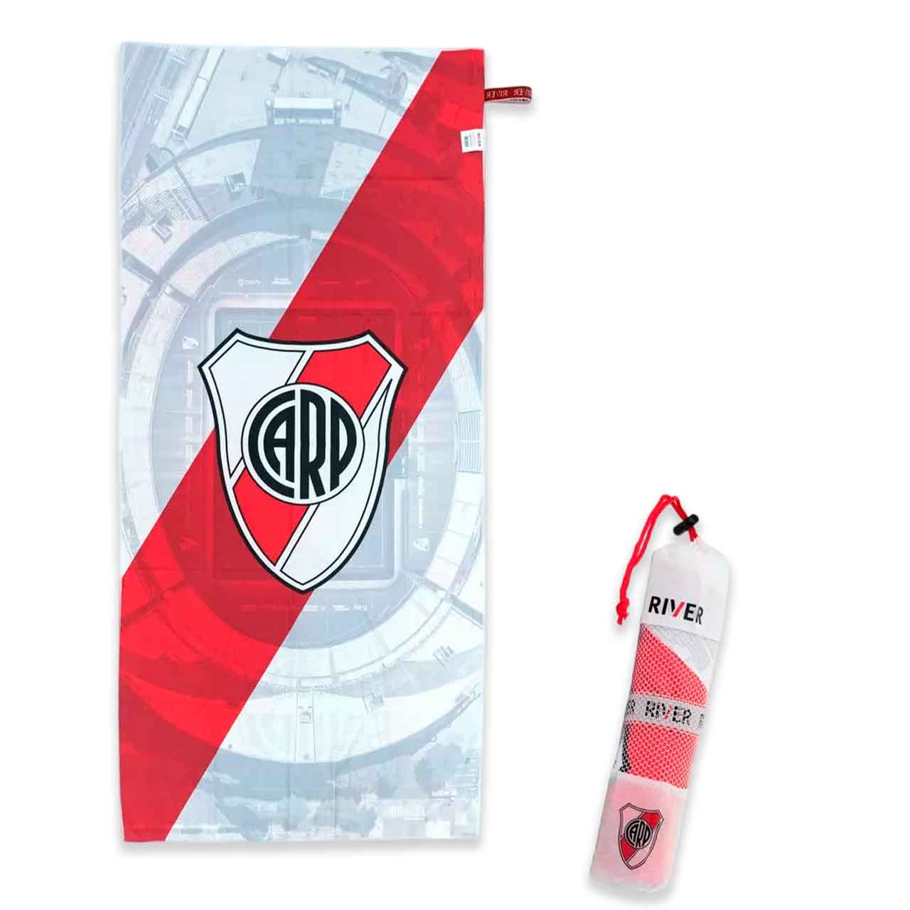TOASR-RP05 TOALLÓN SECADO RÁPIDO RIVER PLATE 150x70 CM - Image 1