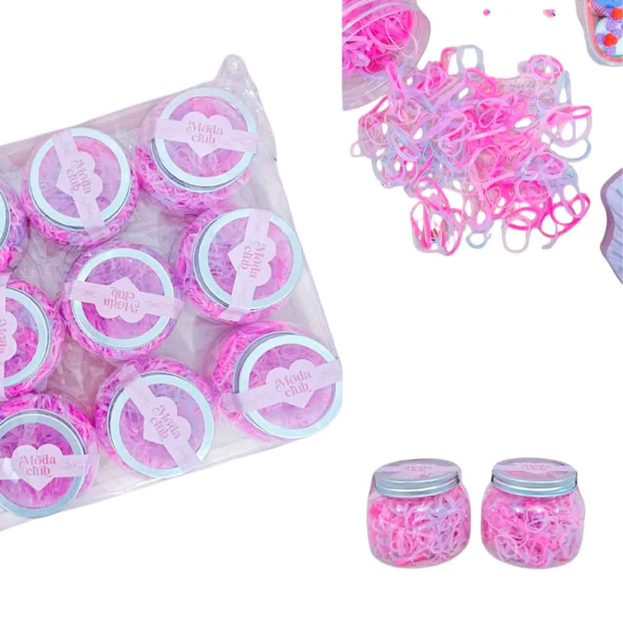 UT532004 FRASCO DE GOMITAS DE COLORES PARA CABELLO - Image 1