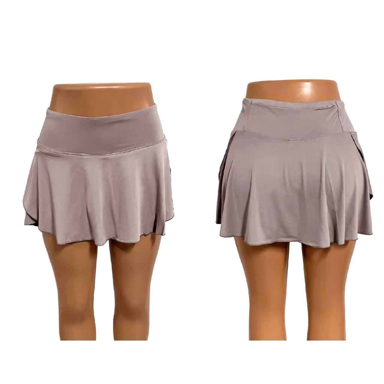 32159-132-2 POLLERA DEPORTIVA LISA COLOR CRUDO - Image 1