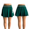 POLLERA VERDE CON LÍNEAS BLANCAS
