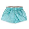 SHORT RAYADO VERDE AGUA