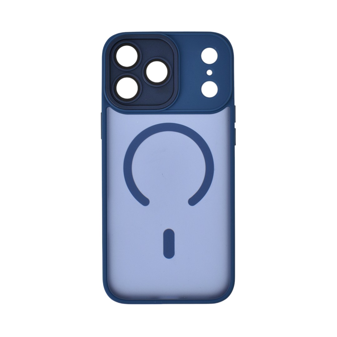 NFD2-I17PM-AZ FUNDA DE SILICONA IPHONE 17 PRO MAX NOVERA AZUL - Image 1
