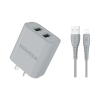 CARGADOR ENTRADA LIGHTNING 12W GRIS NOVERA