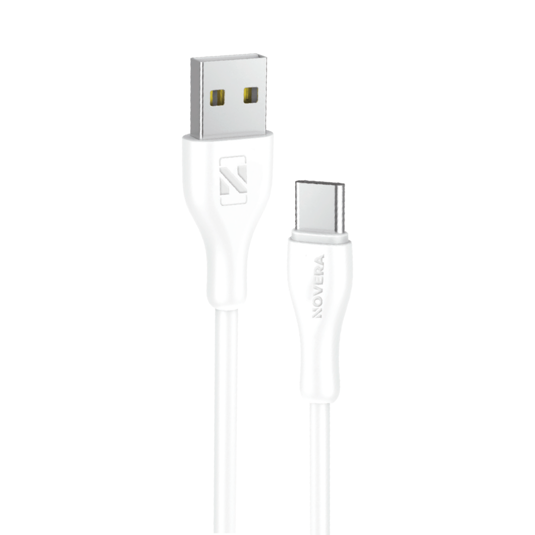 NCL1AC150B CABLE USB-A - USB-C 15W 1.5M BLANCO NOVERA - Image 1