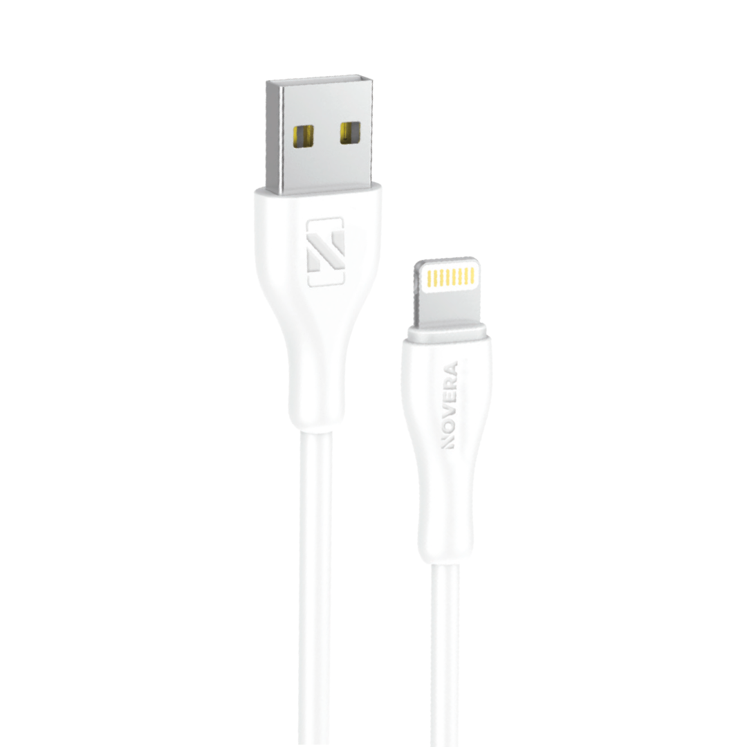 NCL1AL150B CABLE USB-A - LIGHTNING 15W 1.5M BLANCO NOVERA - Image 1