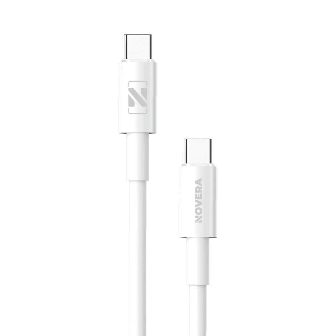 NCL2CC150B CABLE USB-C - USB-C BLANCO 1.5 M NOVERA - Image 1