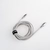 CABLE TRENZADO USB-C - USB-C GRIS NOVERA - Image 2
