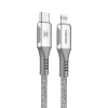 CABLE TRENZADO USB-C - LIGHTNING GRIS NOVERA - Image 3